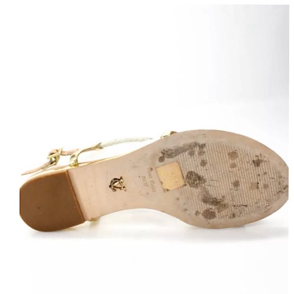VC Signature Gold Crystal Sandals...Sz: 7 - Picture 4 of 5